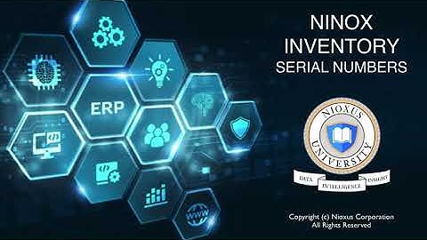 ERP447 Ninox Solutions - Inventory Serial Numbers
