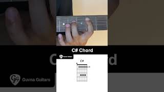 How To Play The C# Chord On Guitar - Guvna Guitars