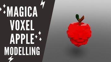 How to model an Apple | MagicaVoxel Speed-Art