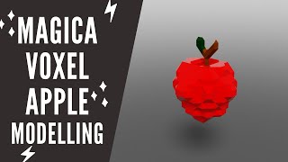 How to model an Apple | MagicaVoxel Speed-Art