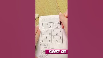 Sudoku 6x6 #sudoku #6x6 #logic #puzzle #math #game #number #iq #education #fillintheblank