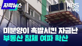 [자막뉴스] 미분양이 촉발시킨 자금난…부동산 침체 여파 확산 / KBS 2024.05.28.