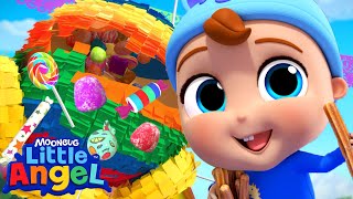 The Candy Song Cartoon! Baby John Breaks the Pinata | Kids Cartoons and Nursery Rhymes