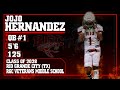 Jojo hernandez qb 8th grade highlights