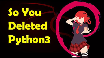 Fix Deleted  System Python on Debian or Kali
