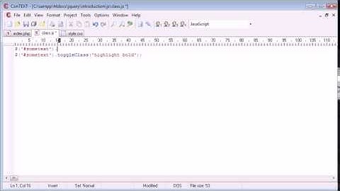jQuery Tutorial   57   toggleClass