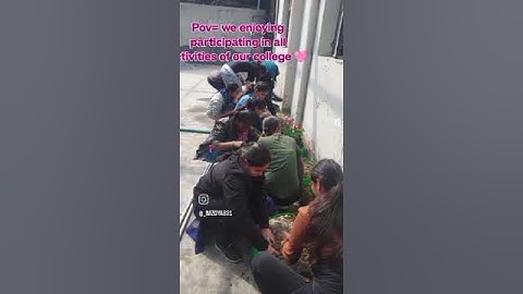 students participating in various activities of the department... collaborative learning