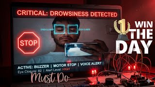 How to make an AI Driver Drowsiness Detection System | Winning Project | hackathon