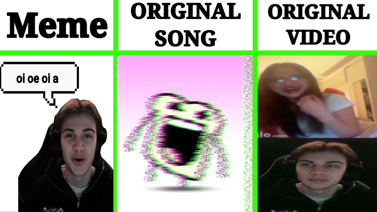 oi oi oi a eye eye meme song lyrics Vs Original song Vs Original Video