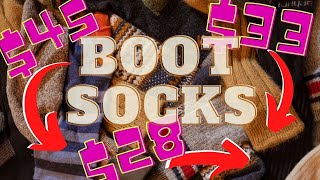 Are They Worth It?  Ultimate Boots Socks