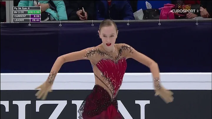 2018 Euros   Ladies SP   Anita Ostlund   Carmen Fa...