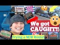 DUMPSTER DIVING! We got CAUGHT looking for NEW Dumpsters! BUT... WE FOUND A BATH & BODY WORKS BIN!!!