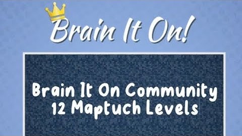 BRAIN IT ON! 12 Maptuch