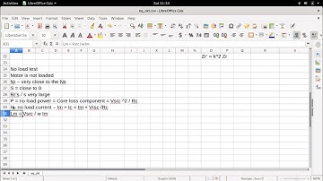 No load test to estimate stator parameters