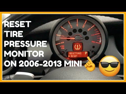 How to Reset Tire Pressure Monitor on 2006-2013 MINI