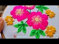 Creative Hand Embroidery Design Stitch Tutorial Step By Step For Beginner #embroidery #begumscrafts