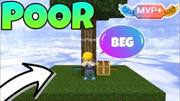 Noob Begging For Stuff in SkyBlock Blockman go