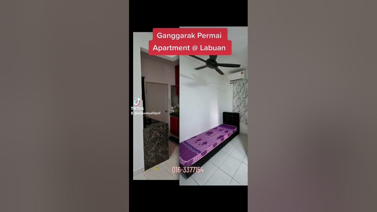 Ganggarak permai apartment labuan 3 bilik partially furnished