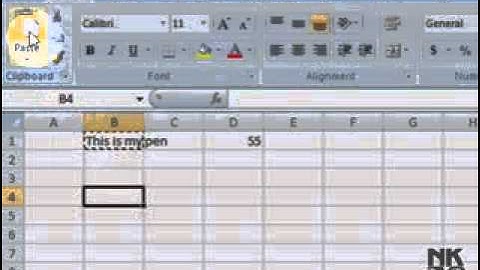 Lesson  3 Cut Copy   Paste Microsoft Office Excel 2007 2010 TutorialUrdu   Hindi