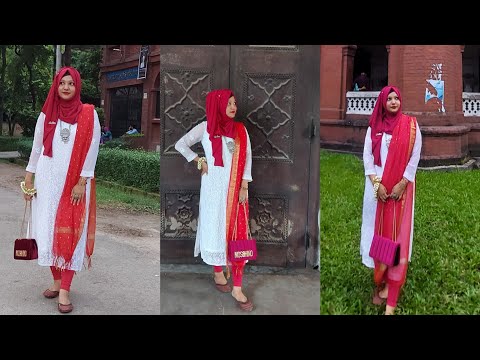 Hijab Tutorial with Salwar Kameez (2022)|| Tahmina Shova💖