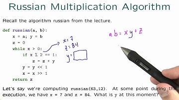 Russian Multiplication Algorithm Solution - Intro to Algorithms