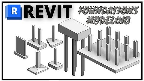 REVIT |TYPES OF FOUNDATIONS | TYPES OF FOOTING | COLUNM FOUNDATIONS