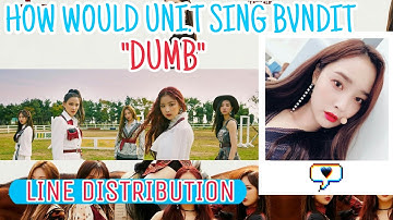How Would UNI.T [유니티] Sing BVNDIT [밴디트]-"DUMB"|Line Distribution