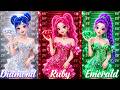 エメラルド vs ルビー vs ダイヤモンド💎Huntrixガールの秘密ルームメイクオーバー！K-POP DEMON HUNTERS🏰💖