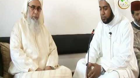 الشيخ محمد السحابي يجيز الطالب الجزائري محمد فولاني برواية ورش من طرقه