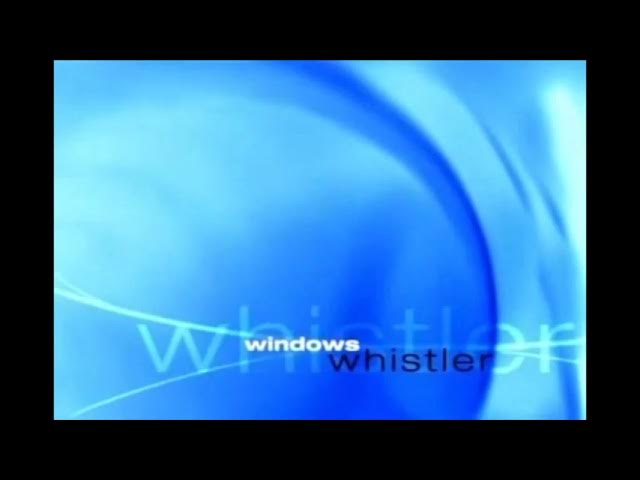 Windows Whistler intro but with Windows 2000 shutdown sound