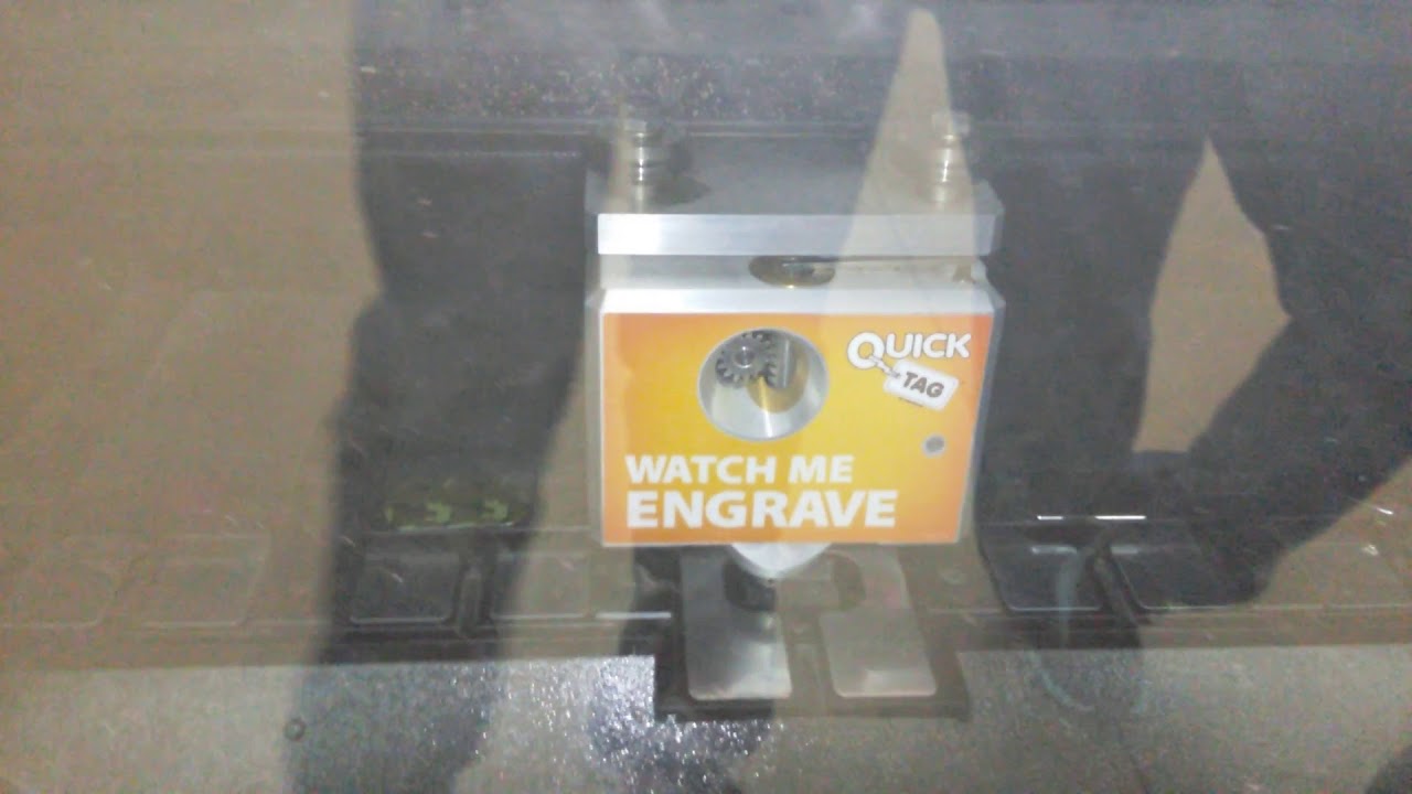 Using The Engraver Machine At Wal Mart Youtube
