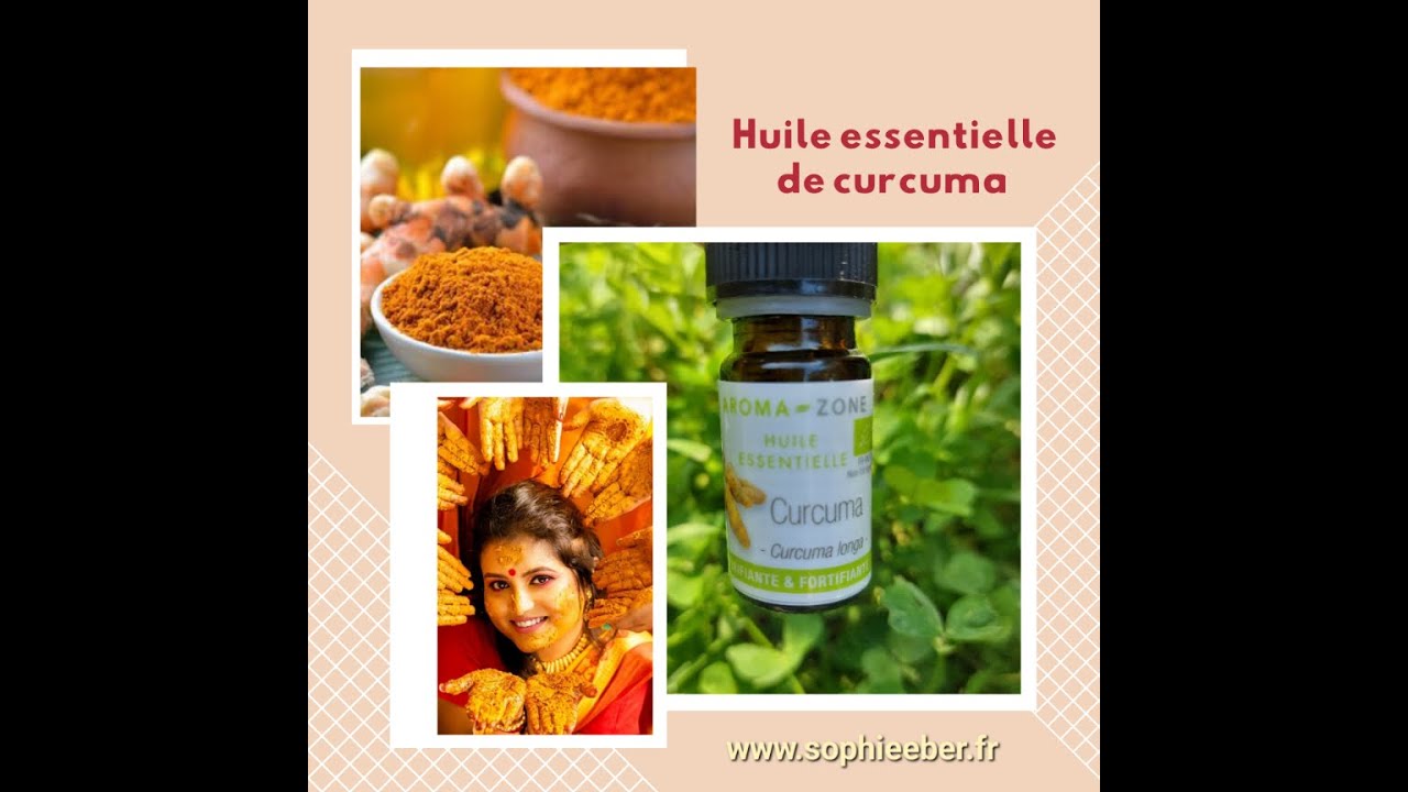 L' Huile essentielle de curcuma pour le bien-être de votre corps et de