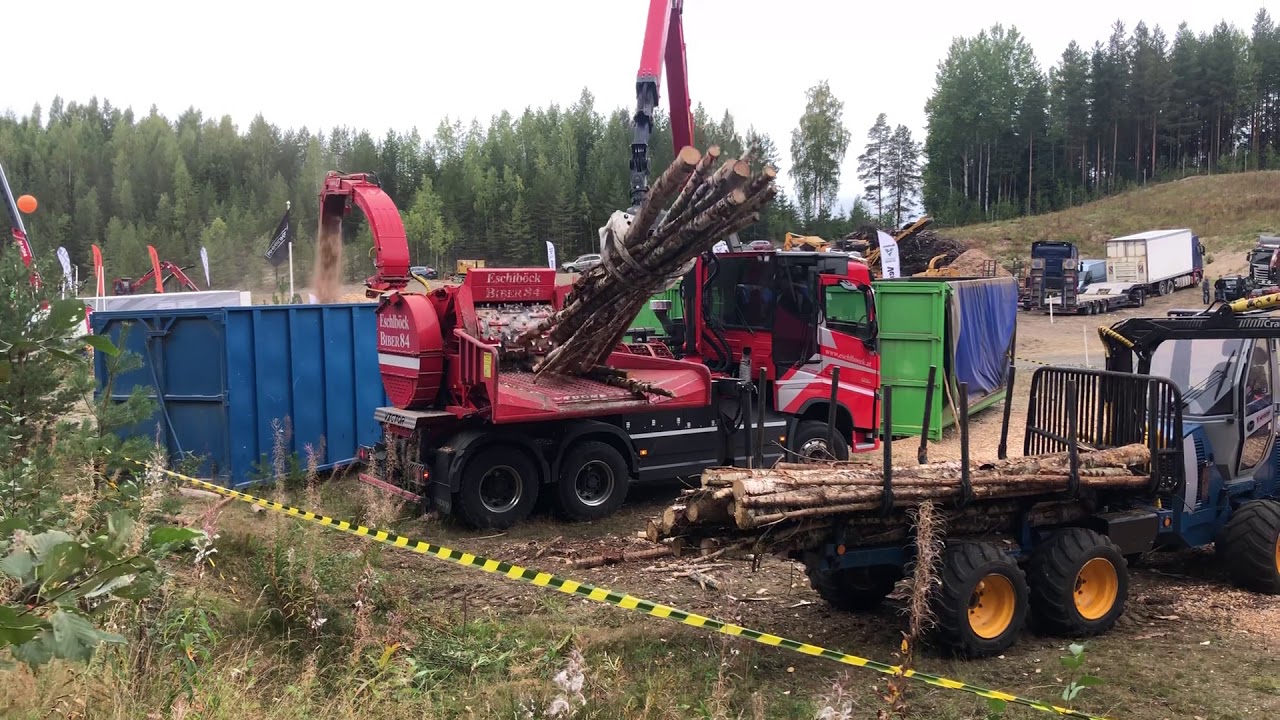 Дробилка Eschlböck biber 84 на базе Volvo