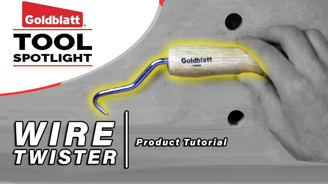 Goldblatt's Wire Twister Product Tutorial YouTube