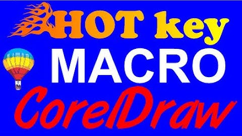 Corel Draw Tips & Tricks Hot Key MACRO Guide Lines in Center of Page