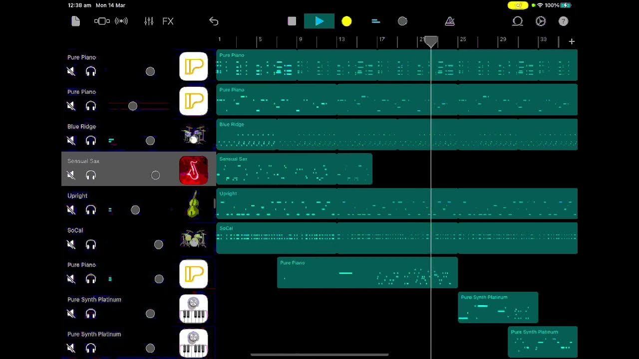 GarageBand sensual sax YouTube