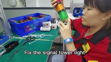 LED Signal Tower Light Andon for CNC Machine/Cutting Machine #cncmachine #ledlights #cuttingmachine