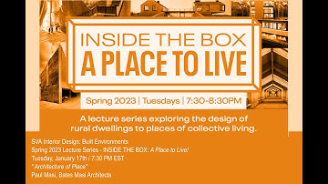 Architecture of Place I Paul Masi
