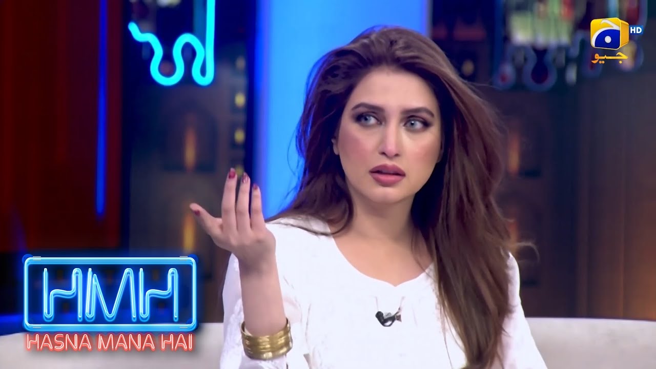 Хасна Мана Хай | Табиш Хашми - Иман Али | Лучший клип 01 | Комедийное ток-шоу | Хар Пал Гео