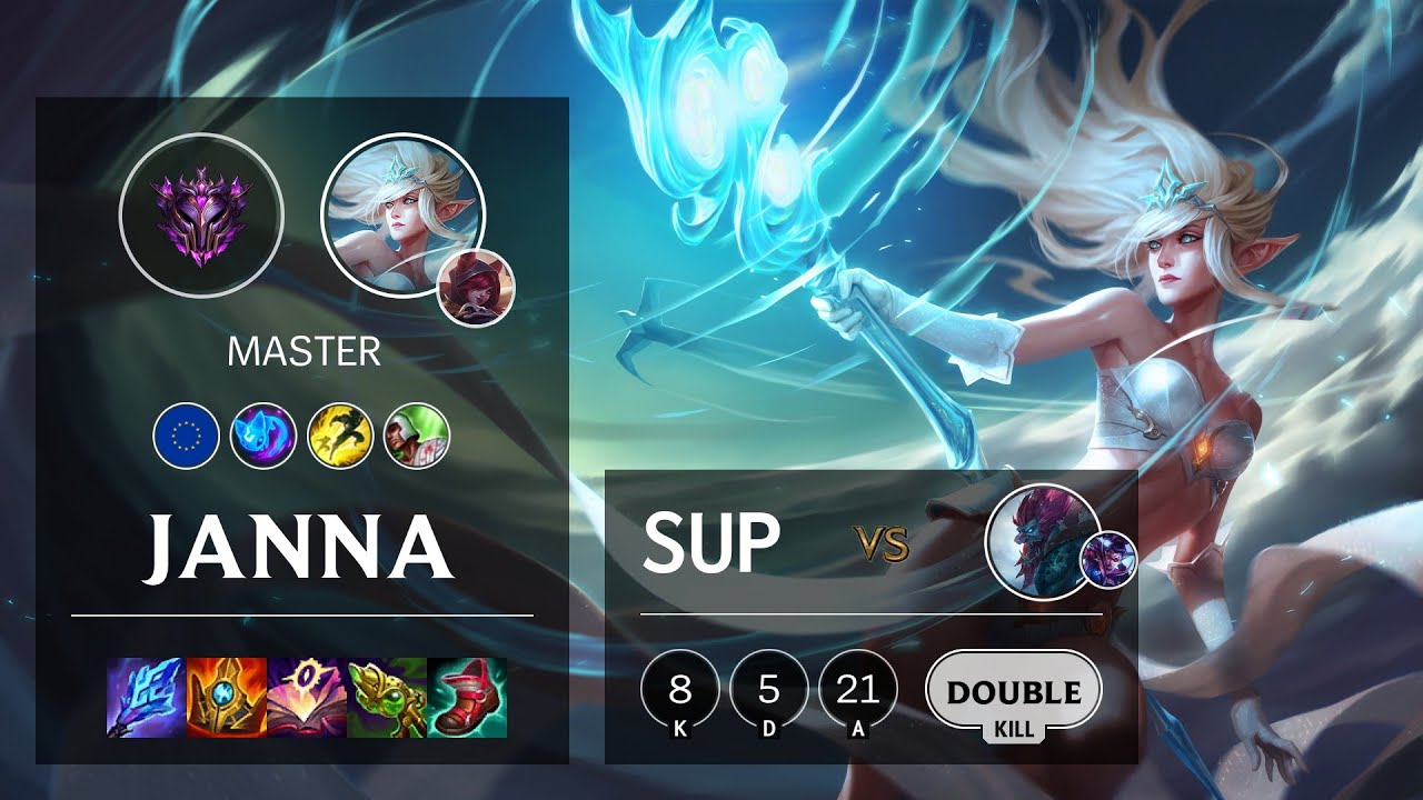 Janna Support vs Trundle - EUW Master Patch 11.16