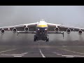 Giant Antonov An-225 Mriya The Worlds Largest Aircraft Takes off Just!!!