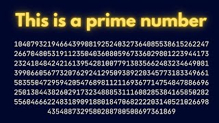 How do computers find HUGE primes