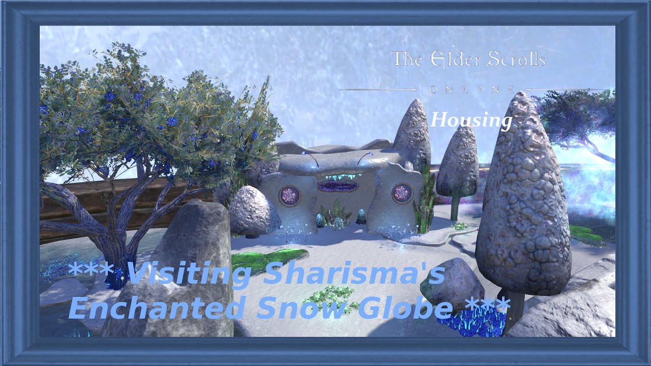 ESO Housing: Visiting Sharisma´s Enchanted Snow Globe Home @PS4(EU)