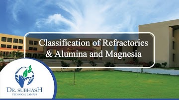 Applied Chemistry::Unit 5:Classi. of Refractories & Alumina & Magnesia #Lecture 32 ByJagdishKapuriya