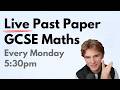 Live GCSE Maths Past Paper