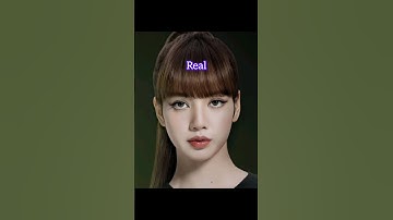 difference between Real 🆚 Art#lisa#art#real#different##blackpink#drawing#shortfeed#short#kpopdrawing