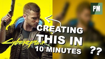 Using Photo Mode to create the Cyberpunk 2077 poster