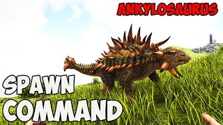 Ankylosaurus ARK Spawn COMMAND | How To Summon ANKYLOSAURUS Ark CODE 2023