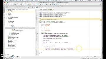 FTC Android Studio Basic TeleOp