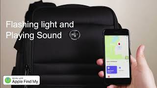 SENSOR Backpack | Massage | Finder - Smart Business Backpack with Massage Function and Apple Find My